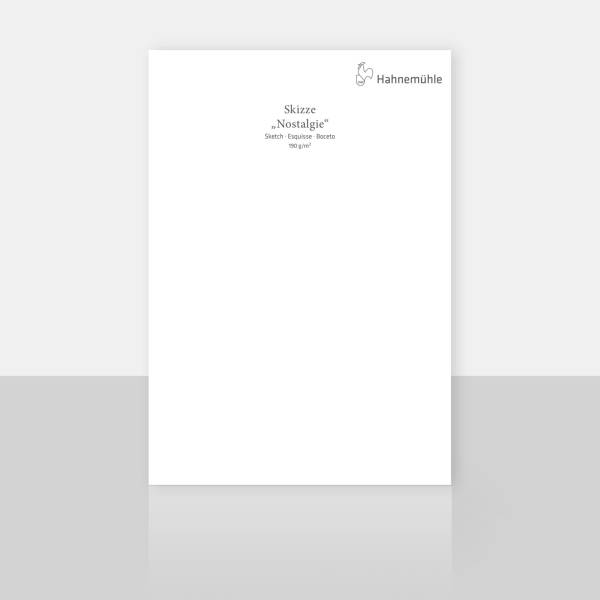 Hahnemühle quaderno schizzi Nostalgie A 4 50 fogli 190 g