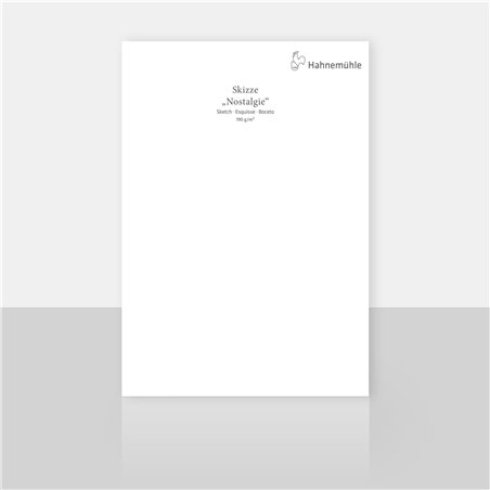 Hahnemühle quaderno schizzi Nostalgie A 4 50 fogli 190 g