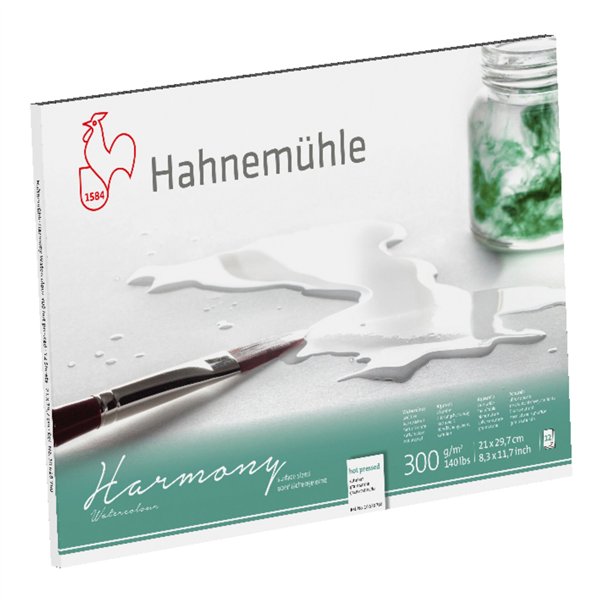Hahnemühle Harmony Aquarell A 4 satinato 12 fogli 300 g