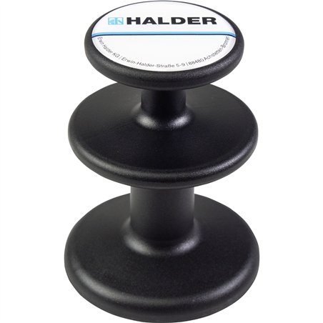 1x10 Halder supporto magnetico nero