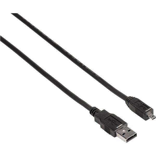 Hama USB 2.0 cavo B8 Pin USB A - mini USB B nero 1,8 m