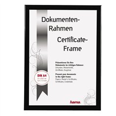 Hama Madrid nero 21x29,7 plastica DIN A4 66692