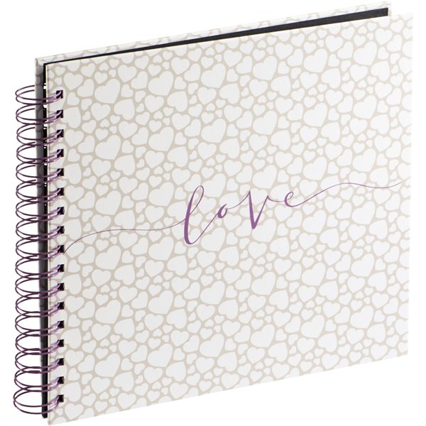 Hama Romance album spirale 28x24 40 pagine nere matrimonio 3831