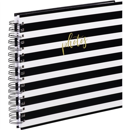 Hama Blocks spirale nero/bianco 28x24 50 pagine bianche 3818