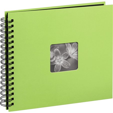 Hama  Fine Art  Album a spirale kiwi 36x32 50 pagine nere 10610
