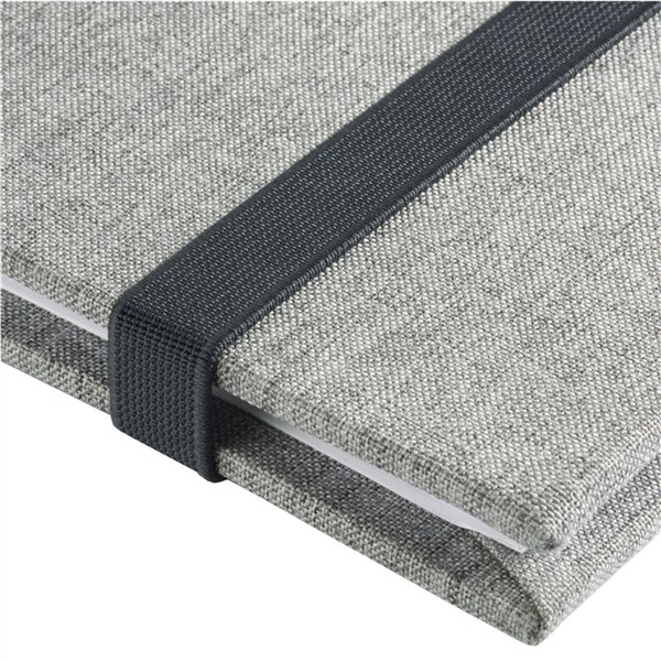 Hama Jumbo Tessuto grigio 30x30 60 pagine bianche 3846
