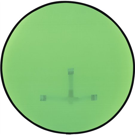 Hama sfondo pieghevole  Chairy verde Ø 130cm