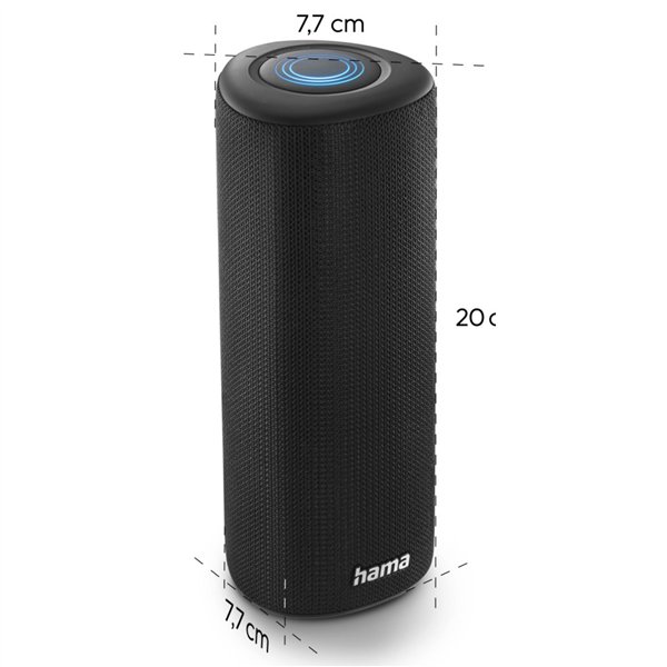 Hama Pipe 3.0 Bluetooth altop. resist. acqua IPX5, luce  188202