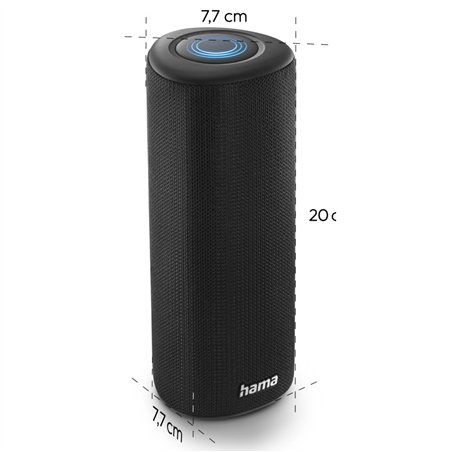Hama Pipe 3.0 Bluetooth altop. resist. acqua IPX5, luce  188202