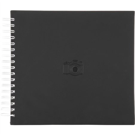 Hama Signs album spirale   28x24 50 pagine bianche, nero 7500