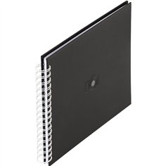 Hama Signs album spirale   28x24 50 pagine bianche, nero 7500 2