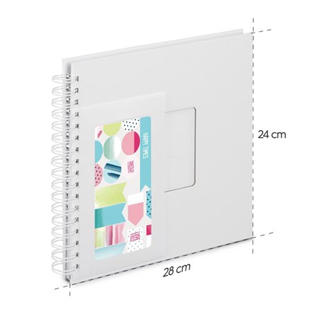 Hama kit creativo album spirale fai da te 28x24 50 pagine   7293