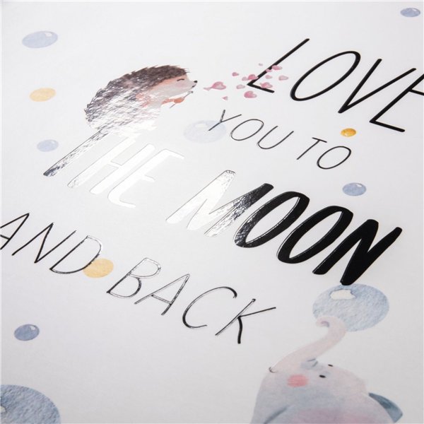 Hama To The Moon album 25x25 50 pagine bianche bambini 3862