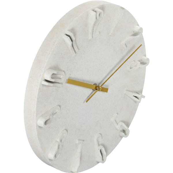 Hama orologio parete beige  30cm cifre 3D                  185880