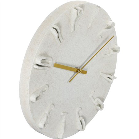 Hama orologio parete beige  30cm cifre 3D                  185880