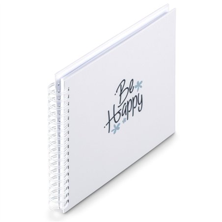 Hama Good Things Spiral 28x24 50 pagine bianche Happy 7717
