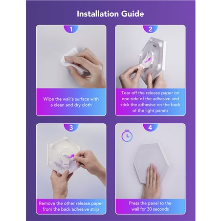 Govee Double Sided Tape 15pcs for RGBIC Light Panels H6061