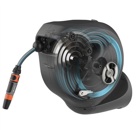 Gardena avvolgitubo a parete RollUp M (turchese) 20 m