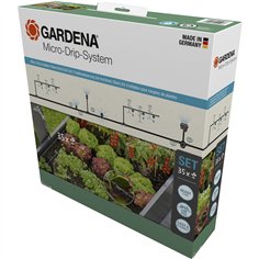 Gardena Micro-Drip-System  Kit aiuola rialz./aiuola (35 piante)