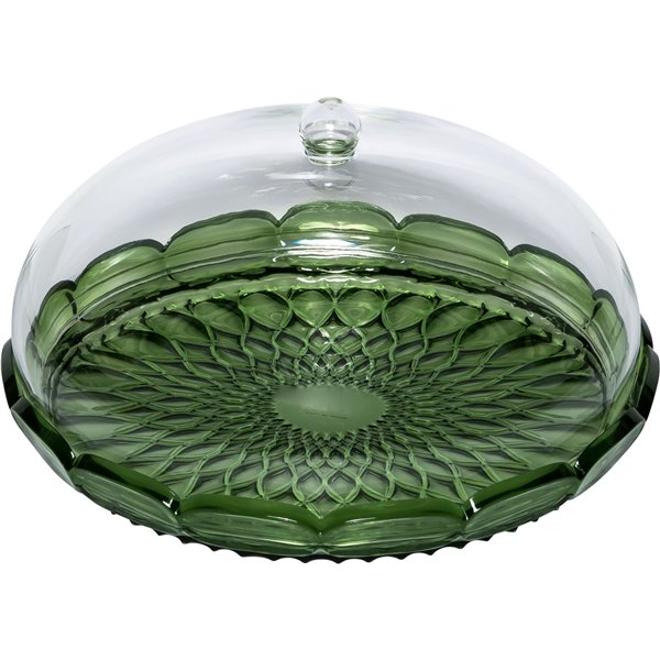 Guzzini VANITY tortiera con campana Water lily green