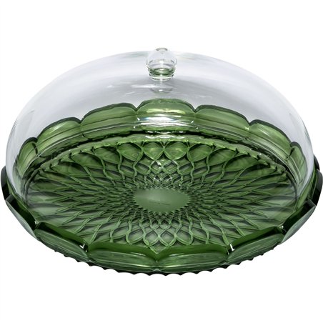 Guzzini VANITY tortiera con campana Water lily green