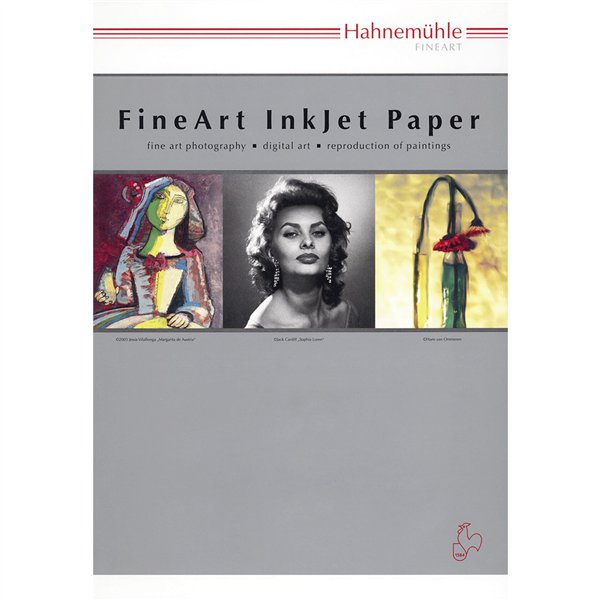 Hahnemühle Photo Rag Ultra Smooth, 305 g A 3+ 25 fogli