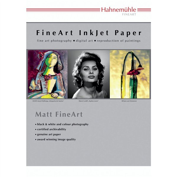 Hahnemühle Photo Rag Duo     A 2 weiß, 276 g, 25 fogli