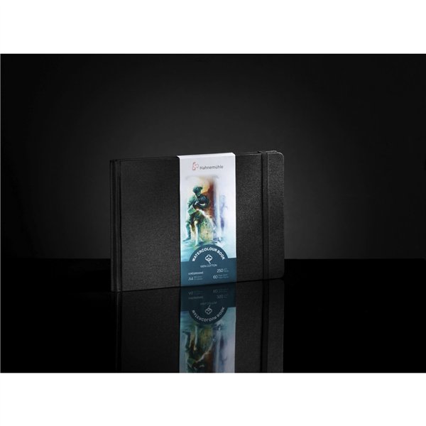 Hahnemühle libro p. acquer.  A 4 formato paesaggio 60 p. 250 g