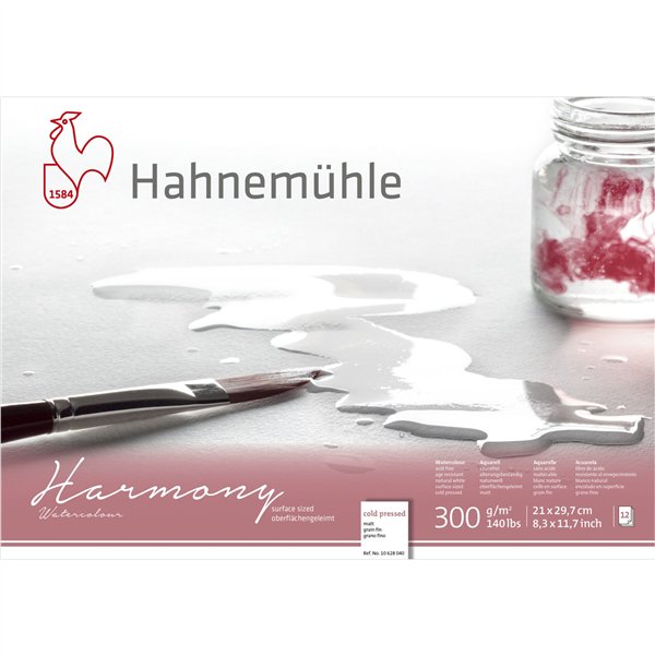 Hahnemühle Harmony Aquarell A 4 opaco 12 fogli 300 g