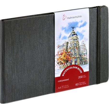 Hahnemühle Watercolour Book A 4 formato paesaggio 60 p. 200 g