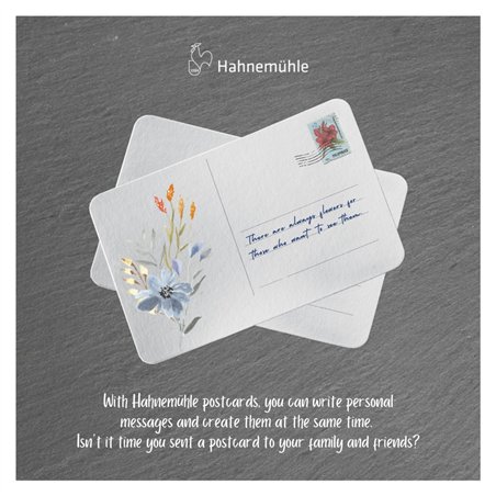 Hahnemühle cartoline per acquer. scat.met. opaco 10x15cm 230g 30p