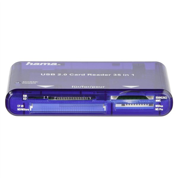 Hama Card Reader Writer 35 in 1 USB 2.0                    55348