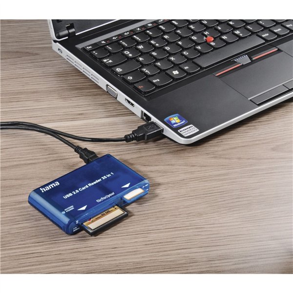 Hama Card Reader Writer 35 in 1 USB 2.0                    55348