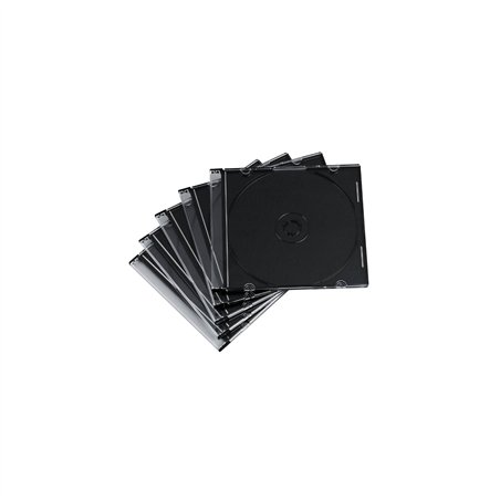 1x50 Hama Custodie CD SlimLine Trasparente-nero 51269