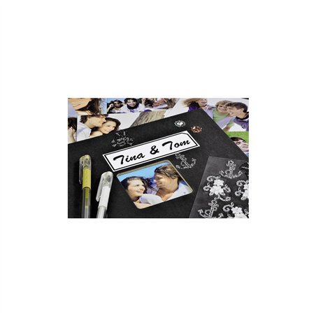 Hama  Fine Art  spirale nero 36x32 50 pagine nere 090140