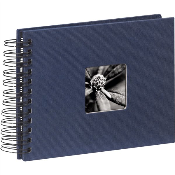 Hama  Fine Art  spirale blu 24x17 50 pagine nere 90152