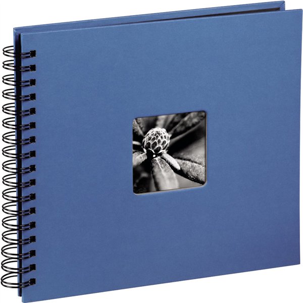 Hama  Fine Art  spirale azur 28x24 50 pagine nere 113683