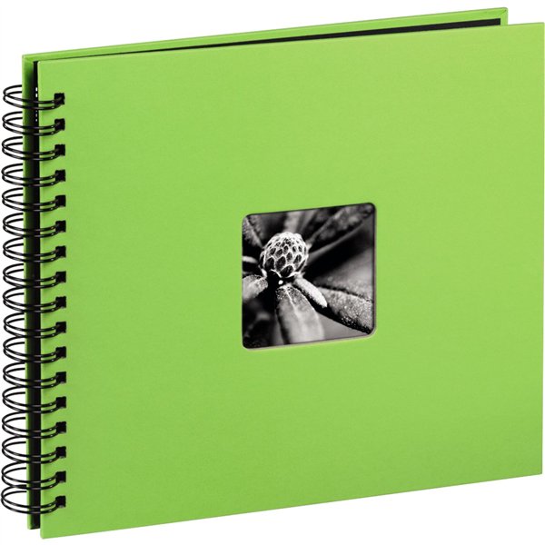 Hama  Fine Art  spirale kiwi 28x24 50 pagine nere 113682