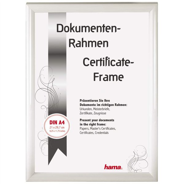 Hama Madrid bianco 21x29,7 plastica DIN A4 66694