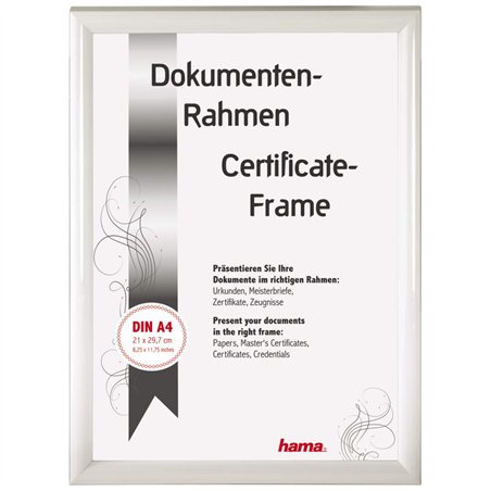 Hama Madrid bianco 21x29,7 plastica DIN A4 66694