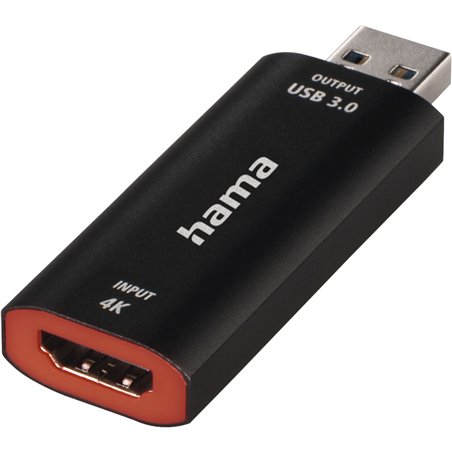 Hama Video Recording Stick USB plug - HDMI socket 4K