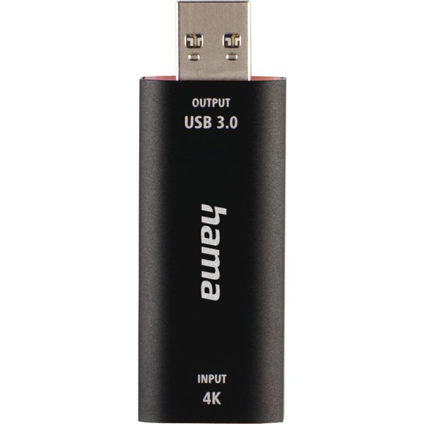 Hama Video Recording Stick USB plug - HDMI socket 4K