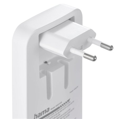 Hama mini caricabatt. piatto 65W 2xUSB-C/1xUSB-A, bian. 201976