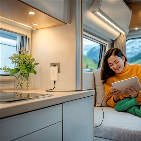 Hama mini caricabatt. piatto 65W 2xUSB-C/1xUSB-A, bian. 201976