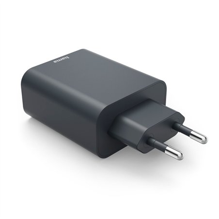 Hama caricab. rapido PD 65W 2xUSB-C/1xUSB-A, antracite 86445
