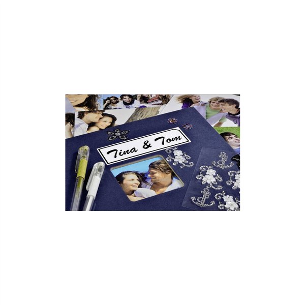 Hama  Fine Art  spirale blu 36x32 50 pagine nere 090142