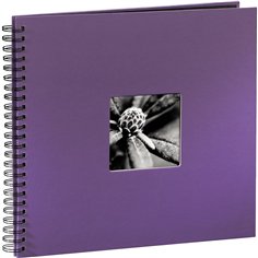 Hama  Fine Art  spirale viola 36x32 50 pagine nere 094871