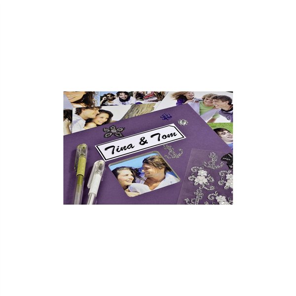 Hama  Fine Art  spirale viola 36x32 50 pagine nere 094871