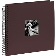 Hama  Fine Art  spirale bordeaux 36x32 50 pagine nere 090144