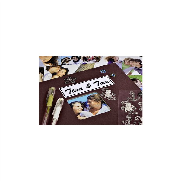 Hama  Fine Art  spirale bordeaux 36x32 50 pagine nere 090144